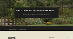 Desktop Screenshot of iwasthinkingtheotherday.com